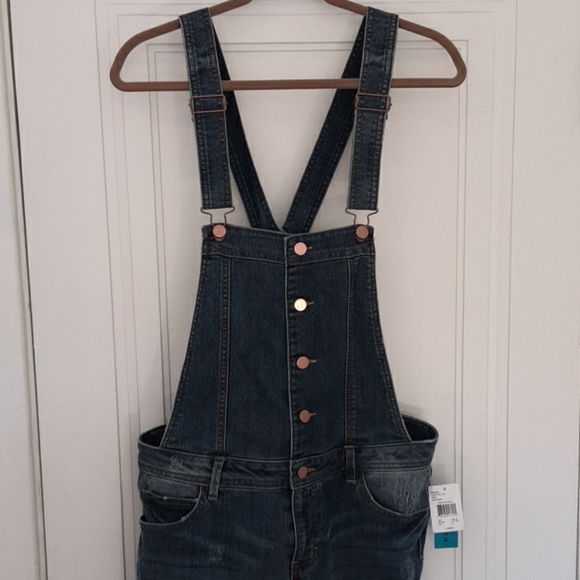 NWT Over The Top Blue Jean Overalls By Kelly Renee - Picture 2 of 10